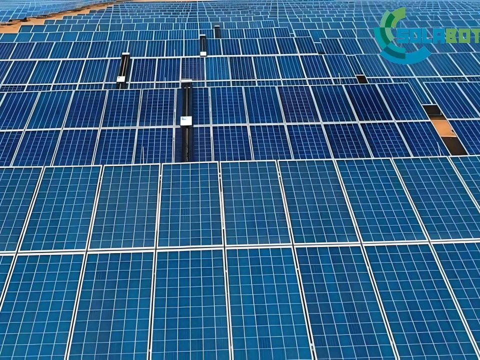 Waterless Cleaning Robots for Solar Panels by Solabot Technologies