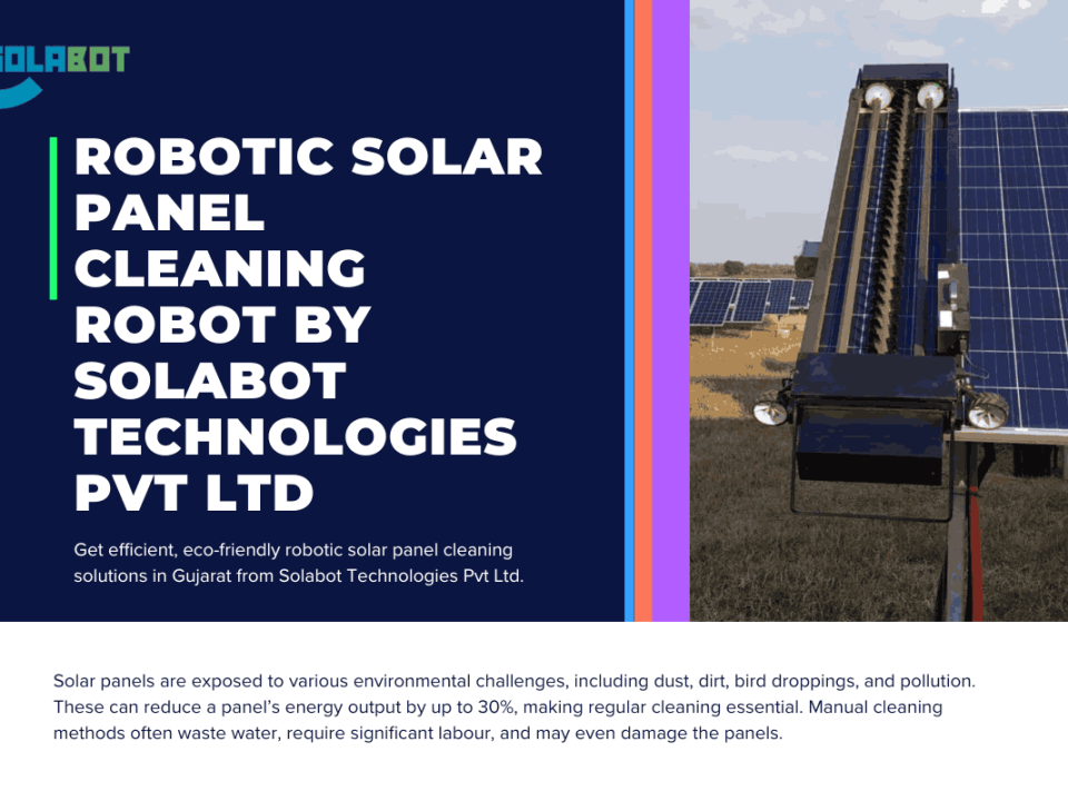 best robotic solar panel cleaning systems in Gujarat