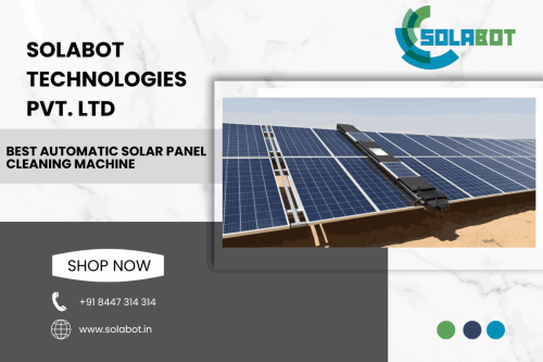 Automatic Solar Panel Cleaning Machine