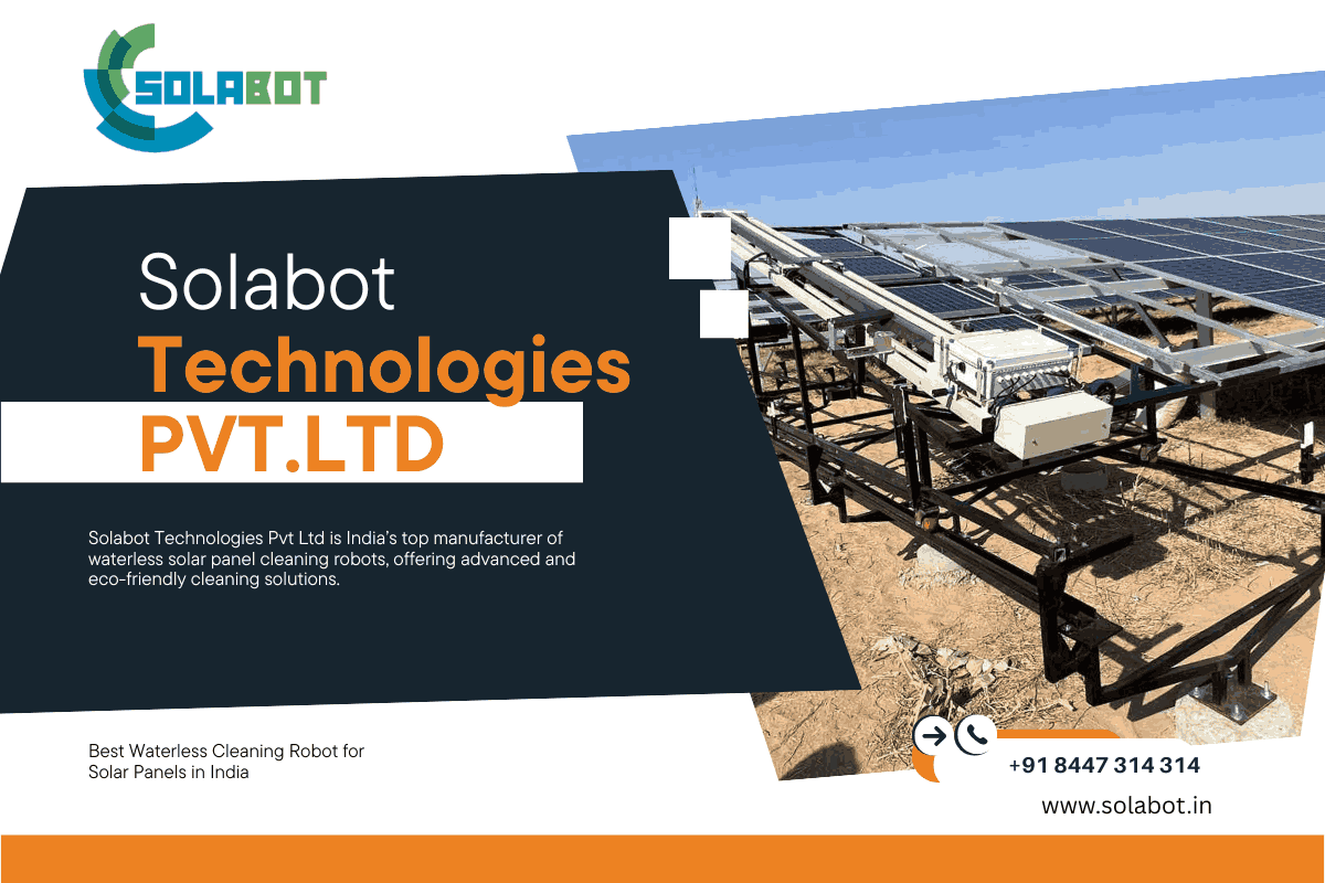 Waterless Cleaning Robot for Solar Panels in India
