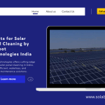 Robots for Solar Panel Cleaning