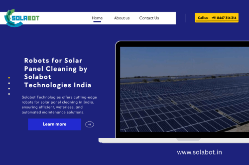 Robots for Solar Panel Cleaning