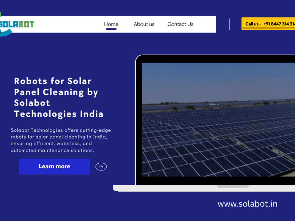 Robots for Solar Panel Cleaning