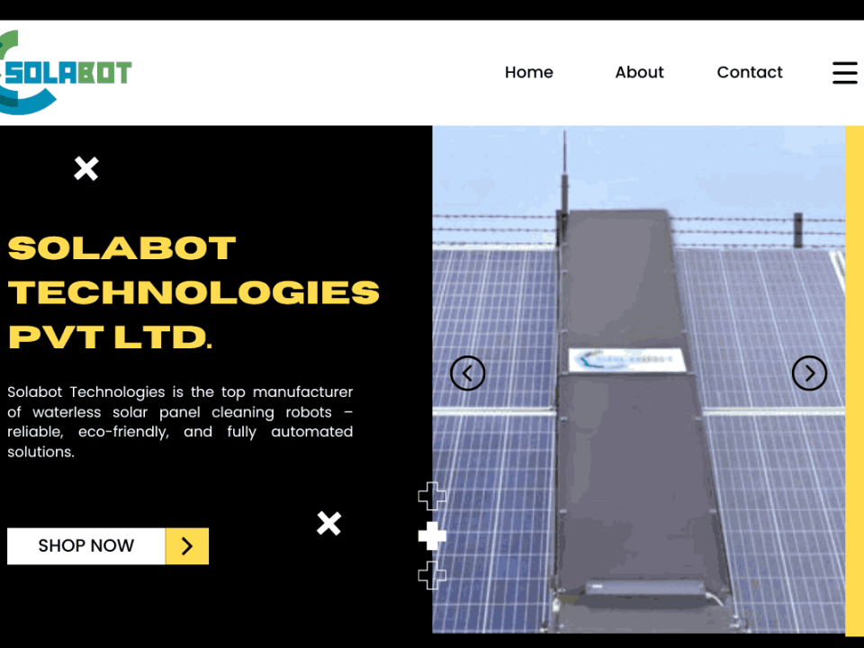 Waterless Solar Panel Cleaning Robots