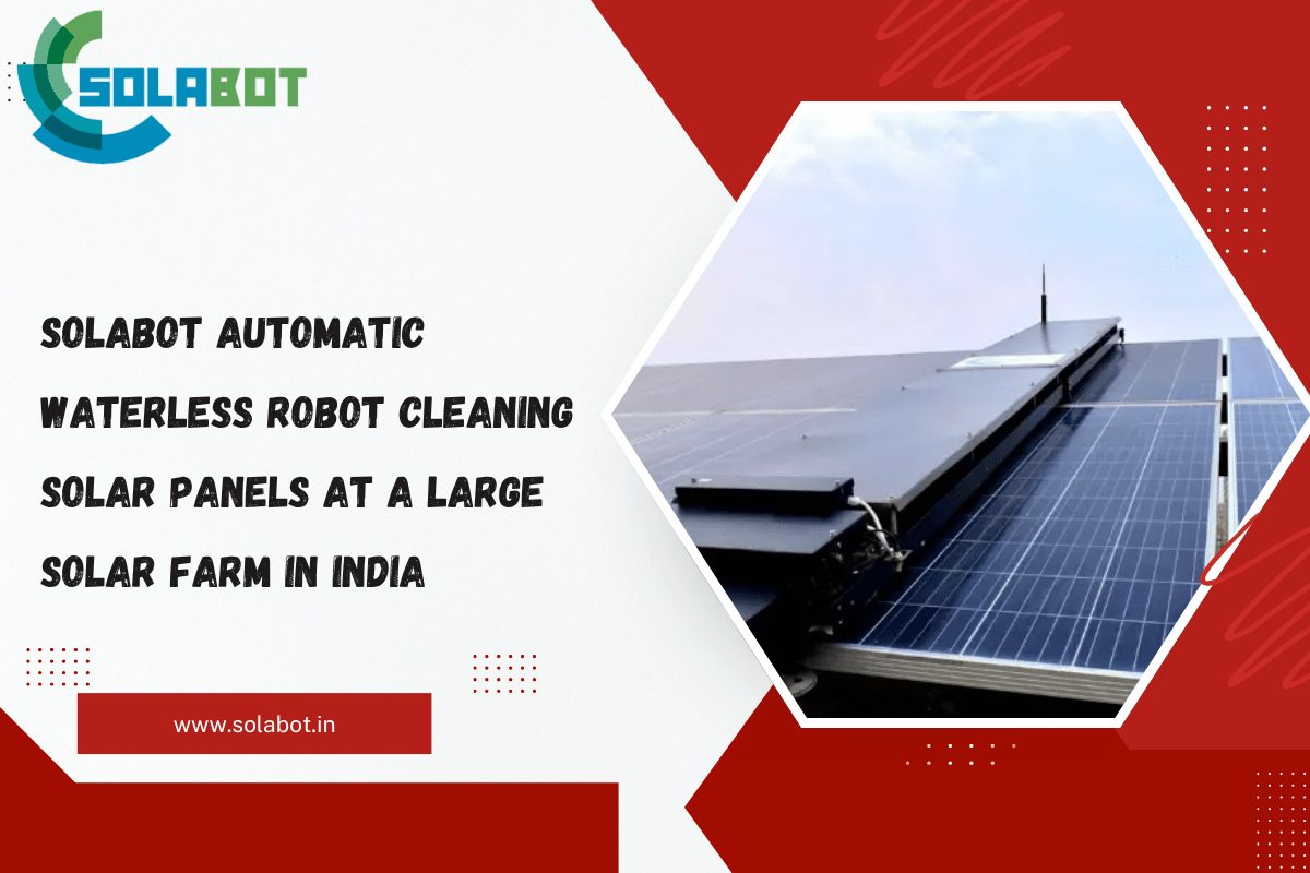 Automatic Waterless Solar Panel Cleaning Robot