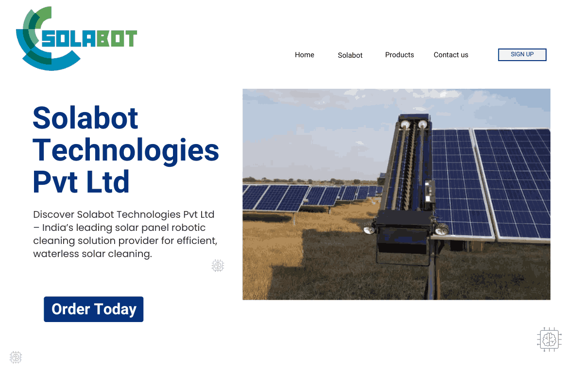 Robotic Solar Panel Cleaning Solution Company