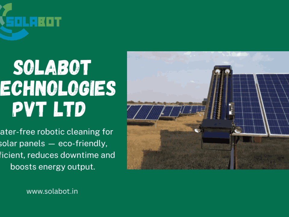 Water-free robotic cleaning of solar panels