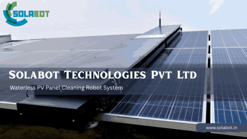 Waterless PV Panel Cleaning Robot System