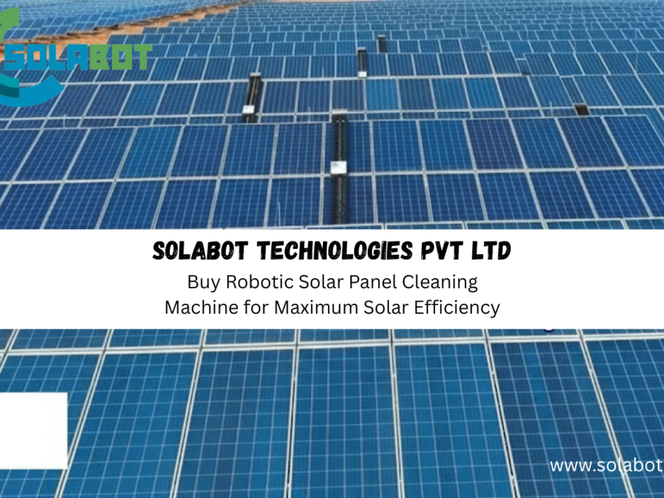 Robotic Solar Panel Cleaning Machine