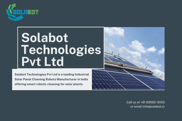 Industrial Solar Panel Cleaning Robots Manufacturer in India