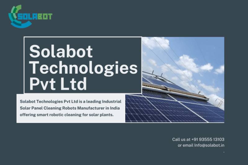 Industrial Solar Panel Cleaning Robots Manufacturer in India