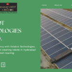 Solar Panel Cleaning Robots in Hyderabad