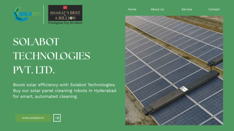 Buy Our Solar Panel Cleaning Robots in Hyderabad | Solabot