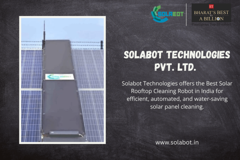 Best Solar Rooftop Cleaning Robot in India | Solabot