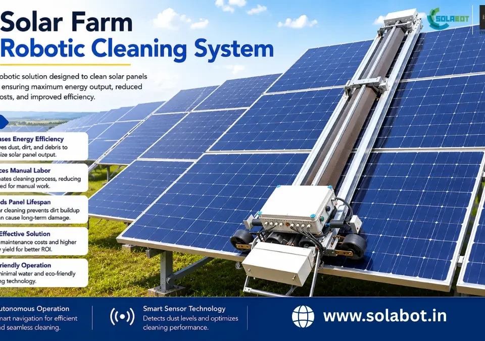 Solar Farm Robotic Cleaning System