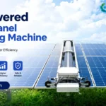 AI Powered Solar Panel Cleaning Machine