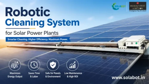 Robotic Cleaning System for Solar Power Plants