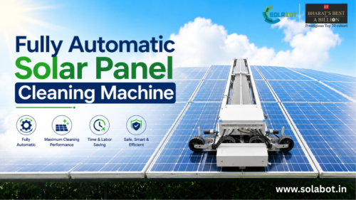 Fully Automatic Solar Panel Cleaning Machine