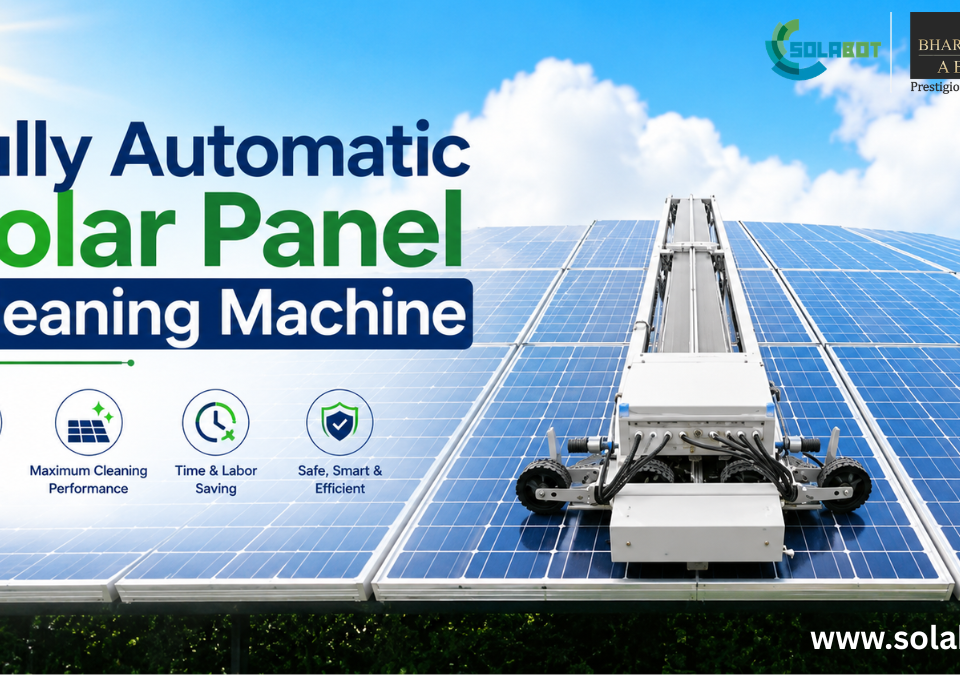 Fully Automatic Solar Panel Cleaning Machine