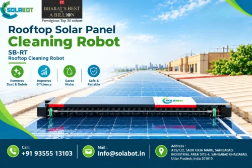 Rooftop Solar Panel Cleaning Robot