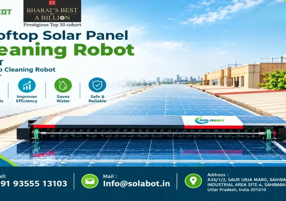 Rooftop Solar Panel Cleaning Robot