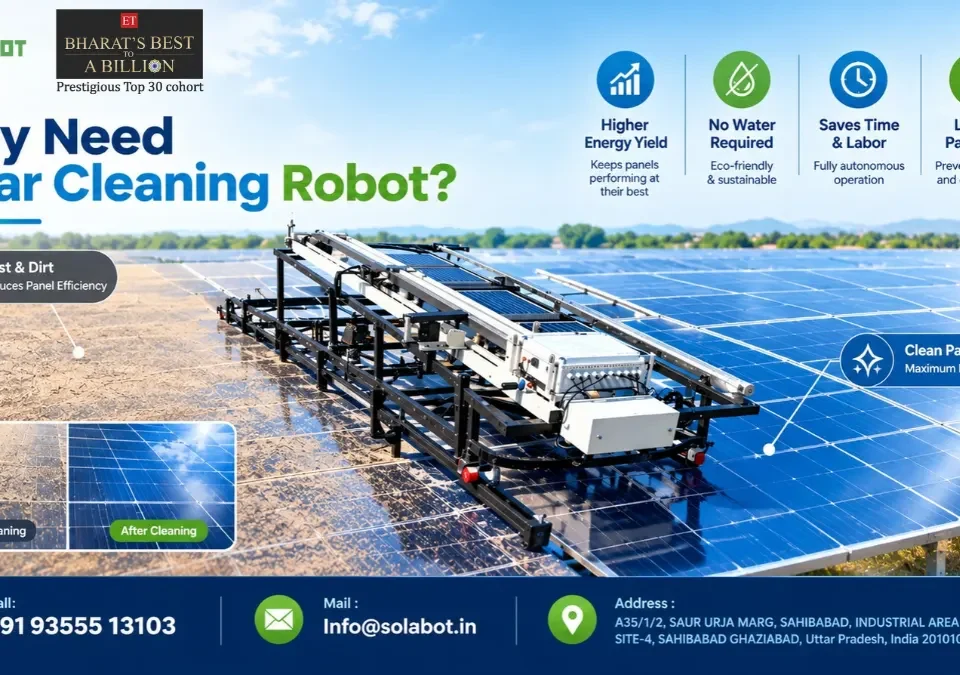 why need solar cleaning robot